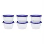 Cutting EDGE Plastic Container- 750 ml, 6 Pieces, Dark Blue