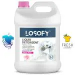 LOSOFY Rose Pink Fregrance Good Quality Front Load Liquid Detergent (Cane of 5 Liter)