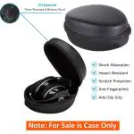 StealODeal Black Nylon Fiber Zipper Headphone Case