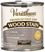 Rust-Oleum Varathane 269398 Premium Fast Dry Wood Stain WEATHERED GRAY, Half Pint (236ml)