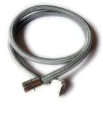 PREM'S Heavy Duty Hose Pipe Connector for high pressure/Hand Shower, Health Faucet Tube/Geyser/Flexible Shower Hose/Stainless Steel wired/DIY Shower tube Connection pipe