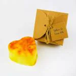 Eudwi Saboon Saffron Goat Milk Soap - Organic Handmade Soap for Skin Brightening, Moisturizing, and Dark Spot Reduction-A
