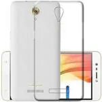 Rawat Celkon Diamond Mega 4G Transparent Rubber Shock Proof Back Cover