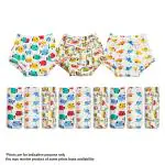 SuperBottoms Padded Underwear | Potty Training Pants for Babies | Pull up Unisex Trainers| Size 0 (9-12m), Pack of 12