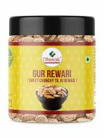 Dhawak Homemade Gur ki Rewari | Gud Revdi | Rewdi | Til Sweets | Revadi | Rewadi | Candy Indian Mithai (Pack of 250 gram)