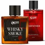 Beardo Godfather and Whisky Smoke Perfume for Men, 100 ml x 2| EAU DE PARFUM | Premium, Strong & Long Lasting Fragrance for Men | Ideal Gift For Men