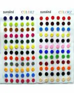 SUNAINA Round Shaped Stick On Forehead Bindi 8 mm