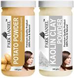 Park Daniel Premium Potato Powder And Kaolin Clay Powder, 100 G Each (Combo Of 2) |Hair Care|Dandruff Control hair Powder|Healthy Strong Hair Mask