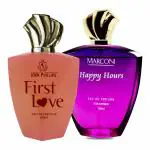 John Phillips First Love & Happy Hours | Eau De Perfume For Women Pack of 2 - 160 ml