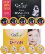 C.A.L. Los Angeles D-Tan Sun-Tan Removal And Aroma Diamond Facial Kit Combo, 1400 G (Pack Of 2)