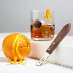 Biyanka Steel Orange Slicer Tool for Lemon Mosambi | Peeler Knife and Grater Zester for Kitchen