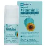 HK VITALS by HealthKart Vitamin E Under Eye Cream with Cucumber & Quinoa Extract, Reduces Dark Circles & Puffiness & Restores Moisture Loss, All Skin Types, 15 g