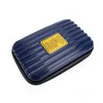 QIPS Hard Case Polycarbonate Universal Jumbo Travel Case for Accessories Multi-Utility Case Blue