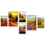 SAF Wall Painting Multicolor Wood 148.6 Centimeter 68.6 Centimeter