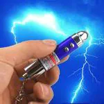 MADDY GROUP SHOCKING LASER LIGHT WITH KEY CHAIN | LASER POINTER WITH SHOCKING SWITCH | PRANK GAG TOY | PRACTICAL JOKES TOY | LASER BEAM WITH SHOCK | FUNNY TRICKY TOY | NOVELTY CREATIVE LASER LIGHT (MULTICOLOR)