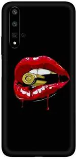 instyler Huawei Honor 20 Matte Vinyl Lips Printed Mobile Skin Sticker with Scratch Resistant Lamination