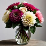 Love Creation 12x18 Size poster print for creative wall art- boho-floral-watercolor-print-wildflower-medley-10045(Non Sticker)