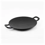 Bhagya Cast Iron Tawa Pre-Seasoned for Dosa/Roti/Chappati | Naturally Non-Sticky Cookware, Double Seasoned with 100% Gingelly Oil - (11