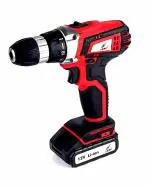 AGNI 12V Impact Cordless Driver Drill A1901 with 2pcs 1.3Ah Lithium Ion Batteries Charger Case and Screw Driver Bit (Royal Red)