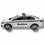 WooZee.. Australian Police DC Series Free Wheel Realistic Scaled Model Toy Car for Kids, Boys and Girls | White