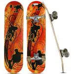 Strauss Multicolor Wood Skateboard 31 x 8 inch