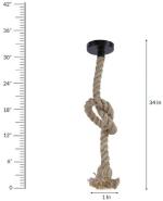 Arus Jute Brown Pendants Ceiling Lamp