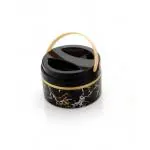 UNICEPT 1 container Small Lunch/Dinner Tiffin Box for School Office Airproof Vacume, Inner Stainless Steel Lunch Box -300ML (Black-Pack of 1)