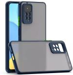 Leyon Blue Polycarbonate, Thermoplastic Polyurethane Back Cover For Redmi Note 11Pro 5G