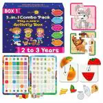 Smartokids 313 Cardboard 3 in 1 Puzzles 2 to 3 Year Old Baby Boy and Girl