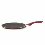 The Chef Story Disco Series Non Stick Flat Tawa - Roti / Dosa / Uttapam 30cm [3 Year Warranty, PFOA, Nickel & Lead Free, 100% Recycled Aluminium, 2 Way Coating, Bakelite Handles, Dishwasher Safe, Oven Safe, Suitable for - Gas, Induction]