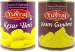 Yuvraj Angoori Petha and Kesar Bati Bikaneri Mithai Combo Pack 2 (1 kg x 2)