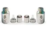 Klassi Kichen Steel Feeding Bottle With Laser Flower Design With Extra Silicone Nipple - 300+300