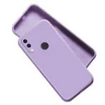 A rtistque Liquid TPU Silicone Matte Shockproof Flexible with Camera Protection Soft Back Cover Case for Mi Redmi Note 7 / Note 7 Pro/Note 7S - Purple