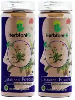 HerbtoniQ 100% Organic Natural Jatamansi Powder (Spikenard/nardo stachys Jatamansi) For Hair-fall Scalp Regimen Hair Pack 150g (Pack of 2)