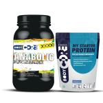 Bodycorescience Anabolic Muscle Builder With My Starter Protein Powder 1 kg ,Pack of 2
