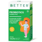 Bbetter Probiotics 24 Billion Cfu With 10 Probiotic Strains - 60 Veg Capsules