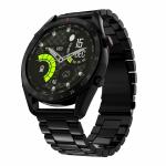 Vibez by Lifelong Sigma 1.39 Inch, Luxury Smartwatch with Metal Case & Stainless-Steel Strap, 360*360 px High Resolution with 60Hz Refresh Rate, Bluetooth Calling & 360 Health Monitoring (VBSW2151, Black)