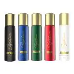 Signature Deodorant Body Spray COMBO - 5 Deodorant X 70 ml each | Deodorant for men & Women|Long lasting fragrance