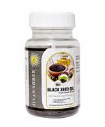 Jivan Shree Black Seed Oil Capsule J.s.y.a With Rich Calcium, Iron And Sodium, 60 Capsules Pack