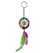 SoilMade Multicolour Dream Catcher Key Chain Size Approx 8 CM