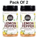 Urban Platter Lemon Pepper Seasoning Mix Shaker Jar, 100g [ Pack Of 2 ]