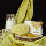 Tito's Organic Goat Milk Turmeric Beauty Bar | 100 gm | Pack Of 2