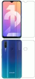 Gs Smart Front And Back Screen Guard For Vivo Y12 (Pack Of 2)