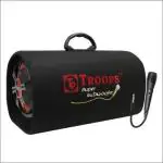 TP TROOPS 6 Inch Active Super Bass Tube Subwoofer for Car with Inbuilt Amplifier 2000W (Black)