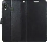 BINTAGE Wallet Case Cover for Tecno POVA (Blue, Dual Protection, Pack of: 1)