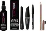 Buy Tya Fixer Spray And Eyeliner Mascara Eyebrow Pencil With Brown (Set Of 5)