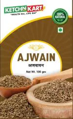 KETCHN KART Pure & Aromatic ,Sabut Ajwain (Carom Seed) ,100gm, Pack of 3