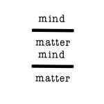 SIMPLY INKED Mind over Matter Temporary Tattoo, Letter Tattoo for all (Mind over Matter Tattoo)