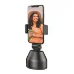 TP TROOPS Selfie Stick Tripod 360 Rotation Auto Smart Face & Object Tracking Cell Phone for Video Recording, Work with Tripod for All Mobile Phones