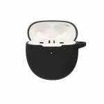 Boogeyman OnePlus Nord CE Protective Soft Silicone Buds Case Cover Shockproof Pouch with Keychain Hook Supports Wireless Charging Black